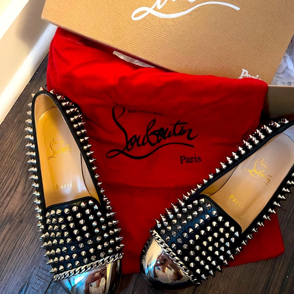 CHRISTIAN LOUBOUTIN  Iconic Rollerball Loafers